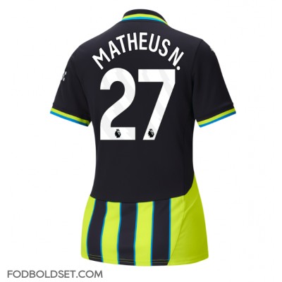 Manchester City Matheus Nunes #27 Udebanetrøje Dame 2024-25 Kortærmet Manchester City Matheus Nunes #27 Udebanetrøje Dame 2024-25 Kortærmet